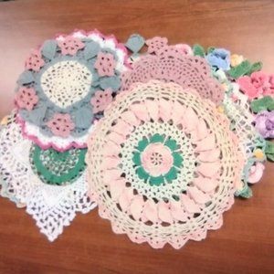 Vintage Doilies Set of 11